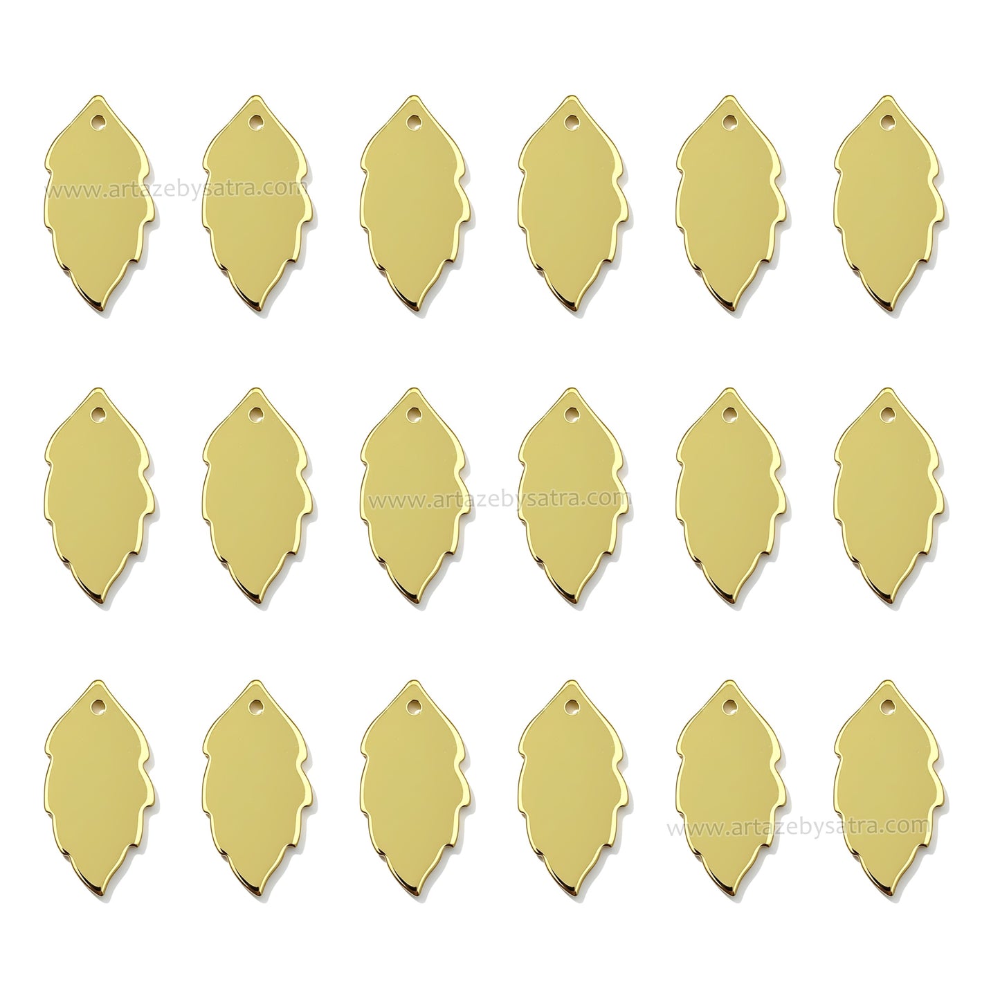 1 Hole Metal Art | Size : 18mm | Qty : 50pcs | MA218