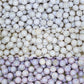 1 Hole Matte Finish Studded Plastic Beads | Size : 16mm | Qty : 500g | PB252