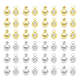 Brass Stopper Beads with loop | Qty : 10pcs | BF134