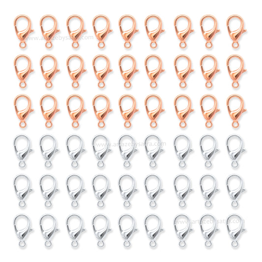 Brass Lobster Clasp | Size : 12mm | Qty : 25pcs | BF161