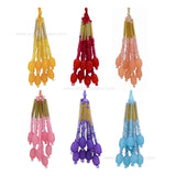 Beaded Tassels | Size : 57mm | Qty : 10pcs | T16