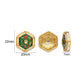 Hexagonal Meenakari Beads | Size : 22mm | Qty : 12pcs | C-1197