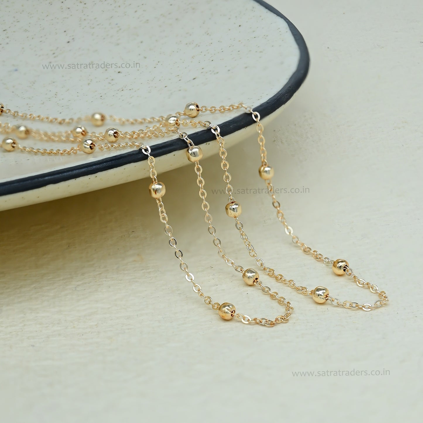 Iron Chain (Indian Plating) | Size : 2mm | Qty : 100grm | IP10