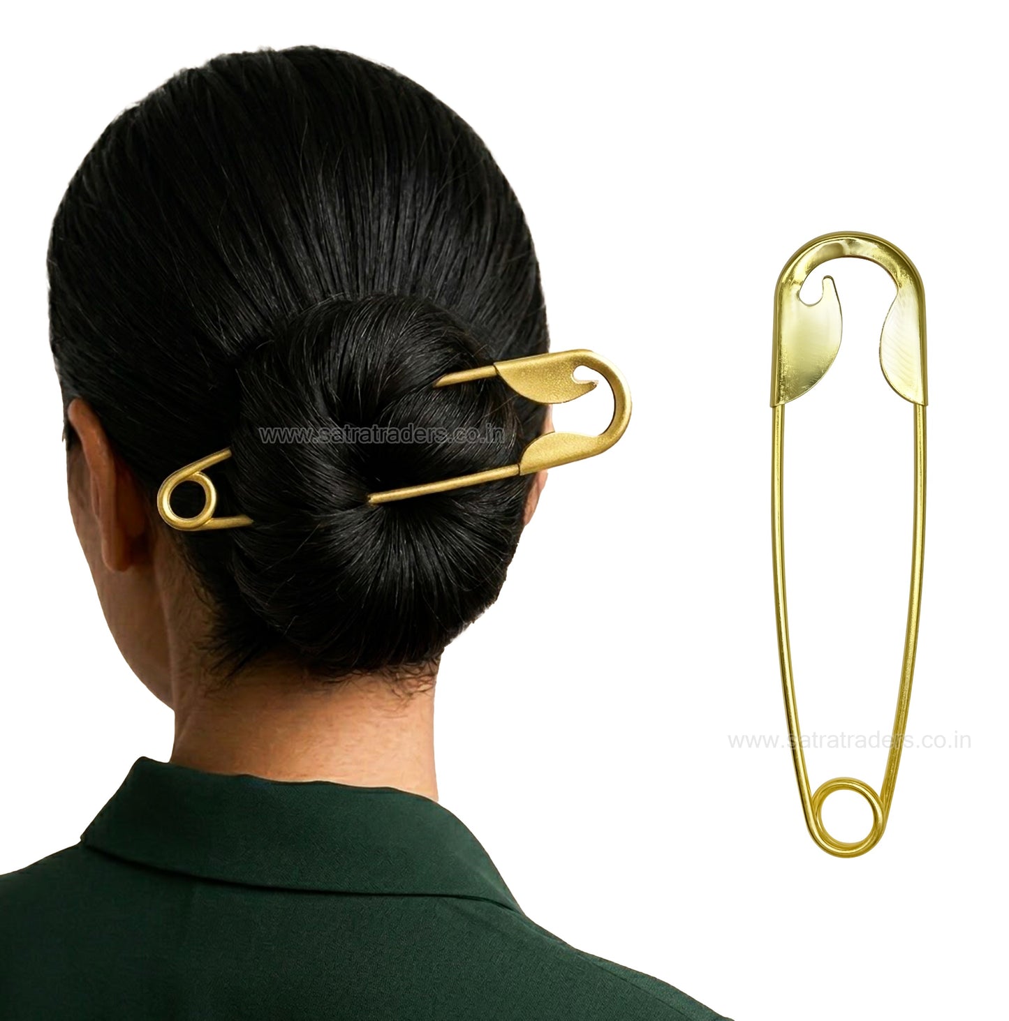 Oversized Hair Bun Safety Pin | Qty : 1pc | Size : 5.5inch | BP18