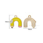 Rainbow Arc Pencil Enamel Charm| Size : 20mm | Qty : 10pcs | CHE204