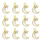 Diamond MOP Star Moon Charm Anti-Tarnish | Size: 44mm | 1PC