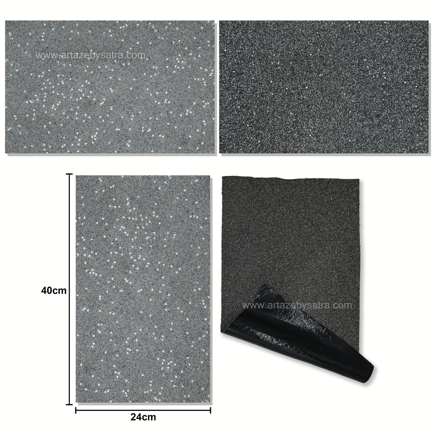Resin Stone Sheet | Size : H-40cm W-24cm | Qty : 1 Sheet
