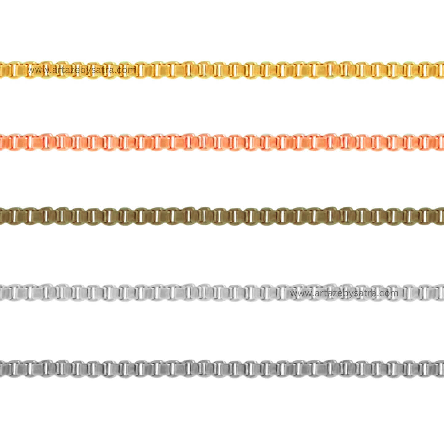 Iron Box Chains (Indian Polish) | Qty : 6pcs | RC01