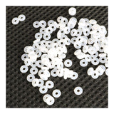 Transparent Rubber Stopper Beads | Size : 8*2mm | Qty : 500pcs | EF47