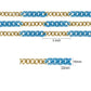 Acrylic & Aluminium Link Chain | Size : 16mm | Qty : 1mtr | AC29