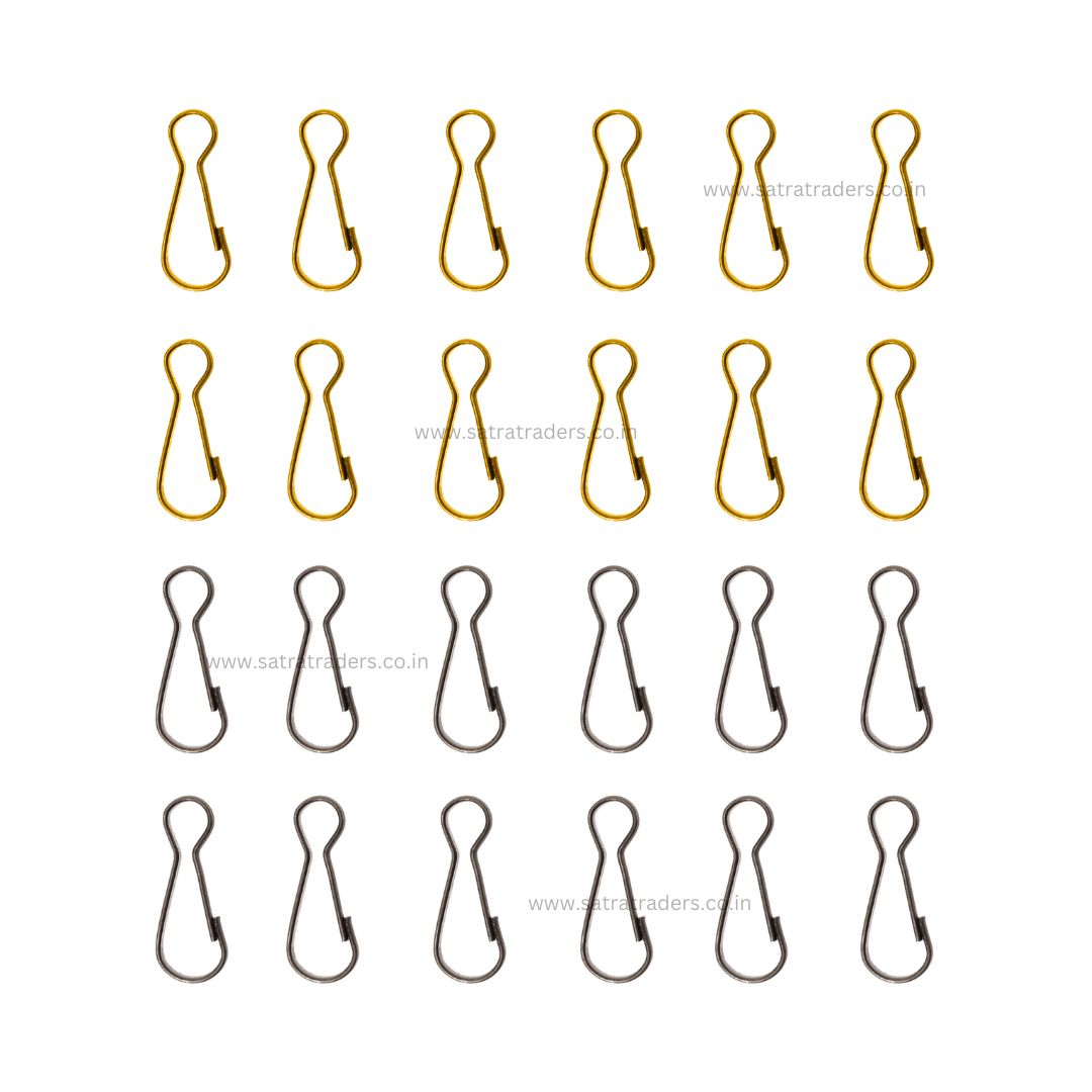 Spring Hooks Snap Clip | Size : 14mm | Qty : 500g | BF76
