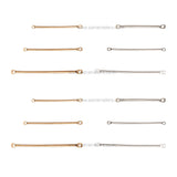 Metal Earring Link Connectors 2 Hole | Qty : 100g | BF62