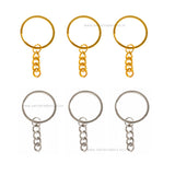 Keychain Ring (Indian Plating)  | Size : 28mm | Qty : 1 Gross-144pcs | BF06