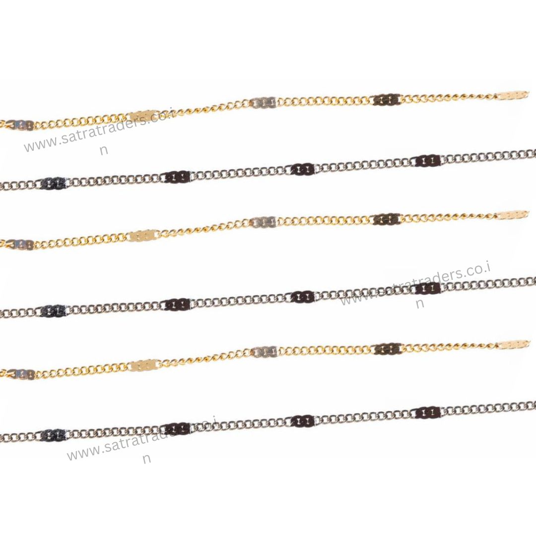 Iron Chain (Indian Plating) | Size:2mm | 100grm | IP02