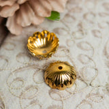 Designer Metal  Beads Cap | Size : 12mm | Qty : 500g | MC55