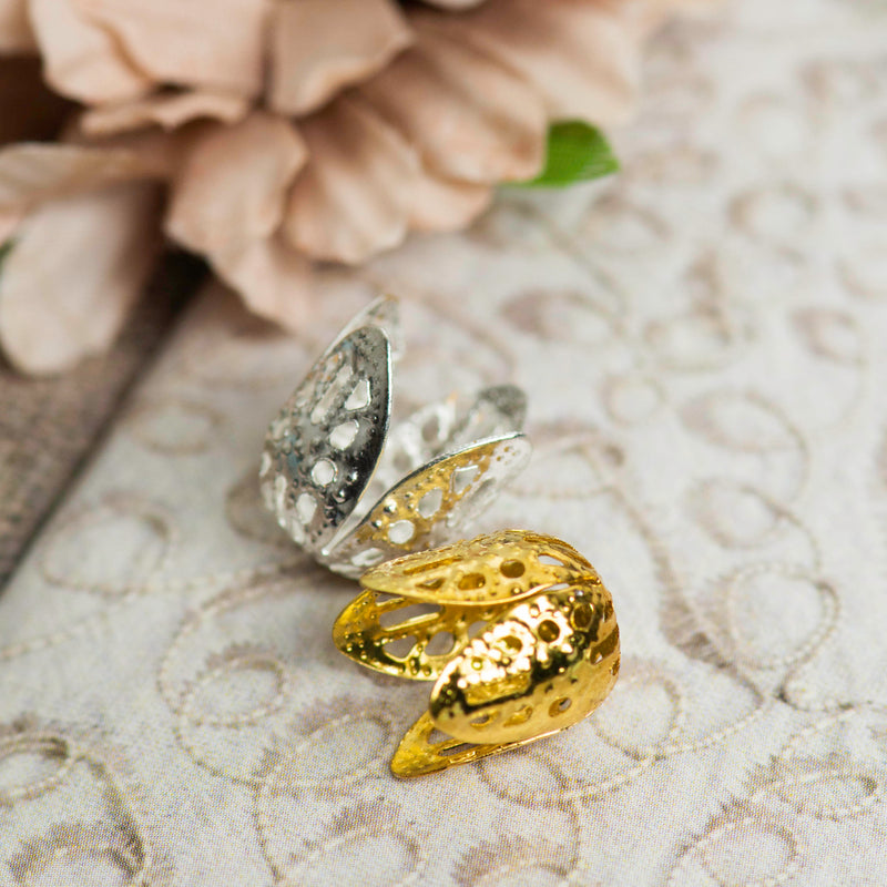 Designer Beads Cap | Size : 12mm | 500g | CP-0029