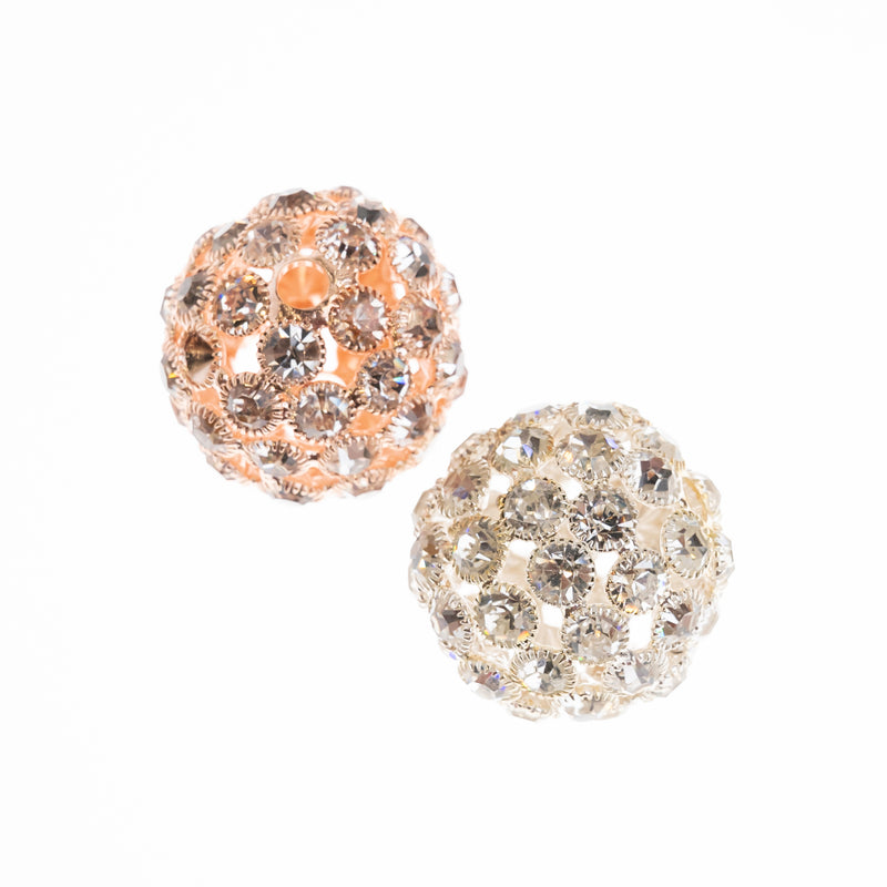 Rhinestone Spacer Beads | Size : 34mm | 1Pcs