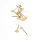 Raw Golden Brass Earing Tops | Qty : 1000pcs | EF79
