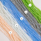 Crystal Opaque Beads | Size : 4mm | Qty : 10 Line-approx 40 Beads perline | GB49
