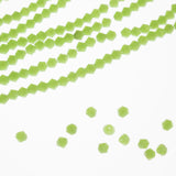 Crystal Opaque Beads | Size : 4mm | Qty : 10 Line-approx 40 Beads perline | GB49