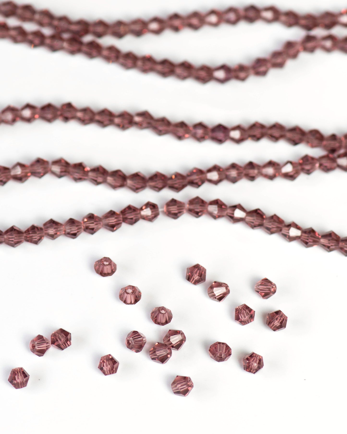 Crystal GB Beads | Size : 4mm | Qty : 10 Line-approx 88 Beads perline | GB68