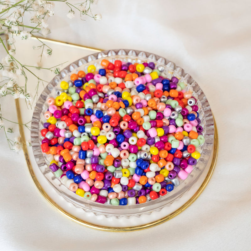 Seed Glass Beads | Size : 4mm | 100g | SB-03
