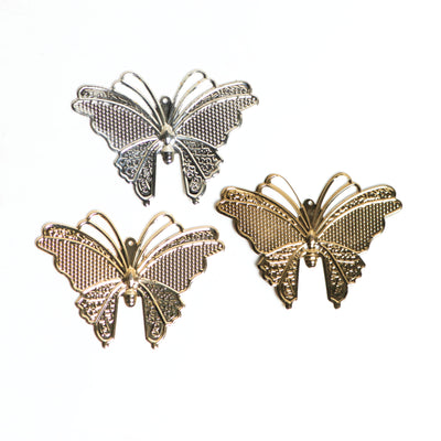 Metal Art Butterfly | Size : 68mm | 20 Pcs ( F-6-12 )