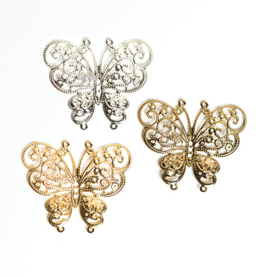 Metal Art Butterfly | Size : 66mm | 10Pcs  ( F-6-18 )