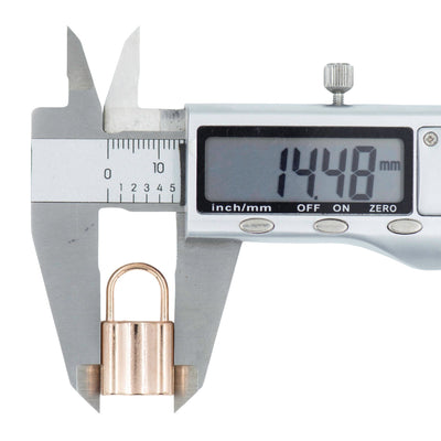 Lock Charms | Size : H-27mm W-15mm | 6 Pcs