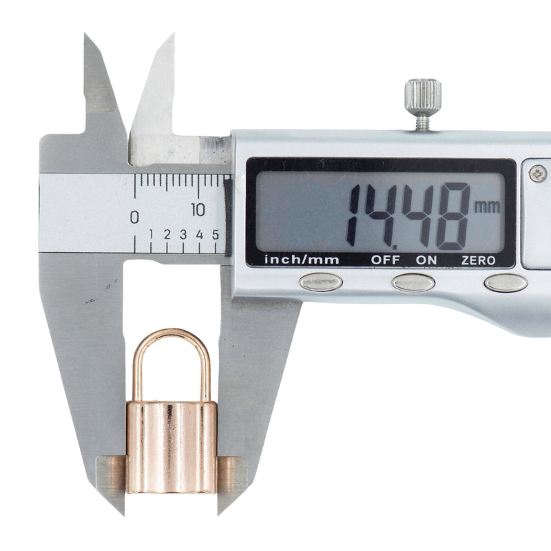 Lock Charms | Size : H-27mm W-15mm | 6 Pcs
