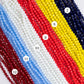 Crystal Opaque Beads | Size : 6mm | Qty : 10 Line-approx 40 Beads perline | GB48