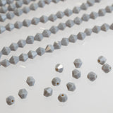 Crystal Opaque Beads | Size : 6mm | Qty : 10 Line-approx 40 Beads perline | GB48