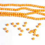 Tire Opaque Beads | Size : 6mm | Qty : 10 Line-approx 89 Beads perline | GB60