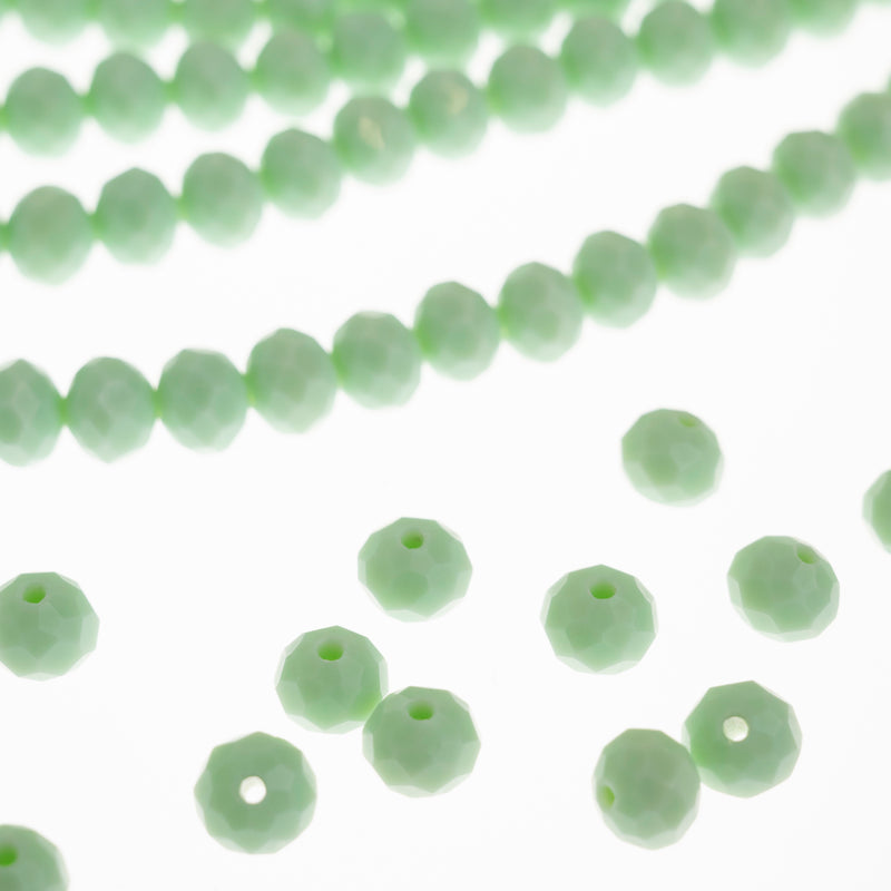 Tire Opaque Elegant Glass Beads | Size : 8mm | 10 Line(Approx 700 Beads)