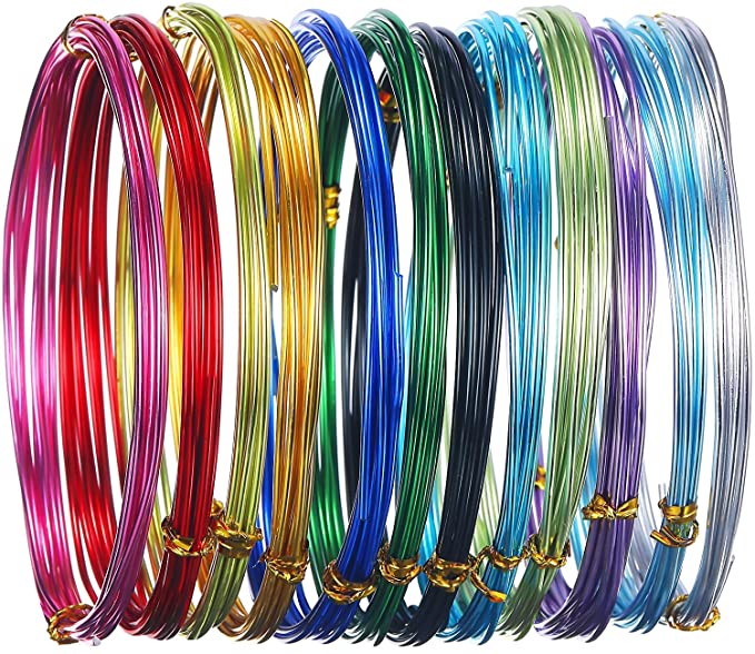 Wire Crafts Multi-Colored Aluminum Craft Wire | 50g roll