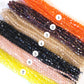 Crystal Rainbow Beads | Size : 8mm | Qty : 10 Line-approx 40 Beads perline | GB65