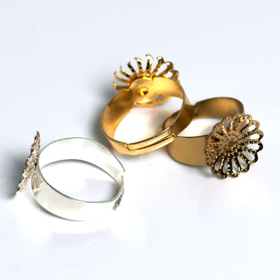 Finger Ring Base | 14mm | 20Pcs