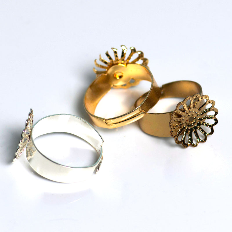 Finger Ring Base | 14mm | 20Pcs
