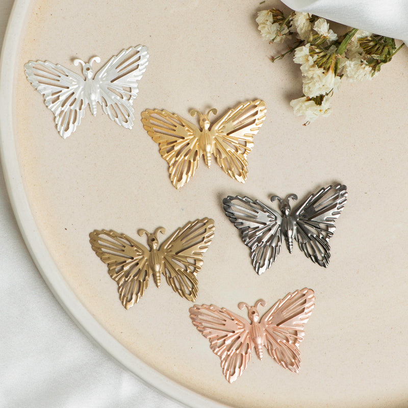 Butterfly Matt Finish Collection | Size : 50mm | 10Pcs