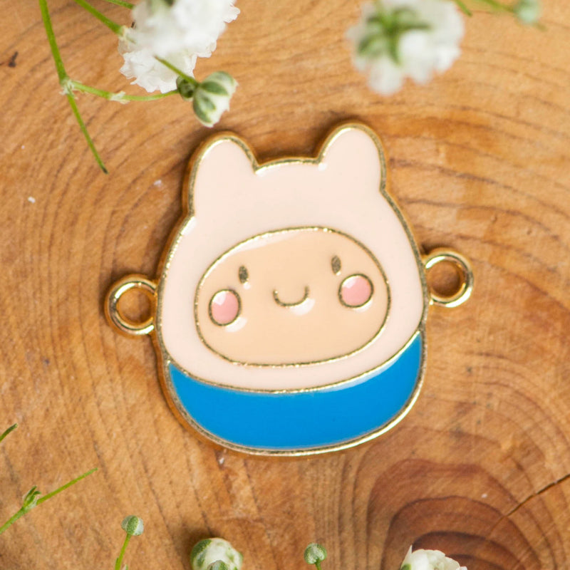 Adventure Enamel Charm | Size : 22mm Ring : 4mm | 06Pcs-NEC-2700