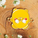 Adventure Enamel Charms | Size : 26mm Ring : 4mm | 6pcs