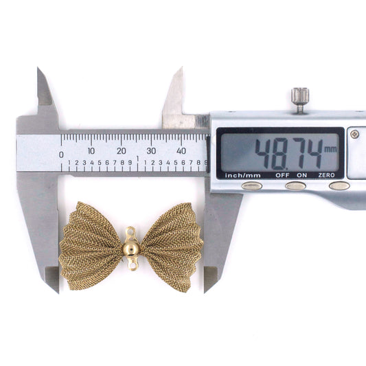 Metal Art Bow | Size : 54mm | Qty : 10pcs | F-7-25 | MA487