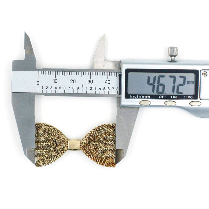 Metal Art Bow | Size : 47mm | 10 Pcs | F-7-28 | MA484