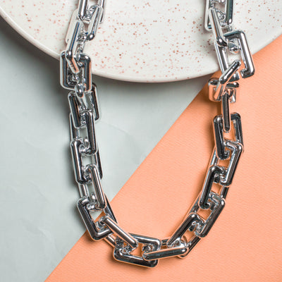 Metallic Chain Rectangle Link (Suitable for Bag Accessories) | Size18mm(W) 1Meter