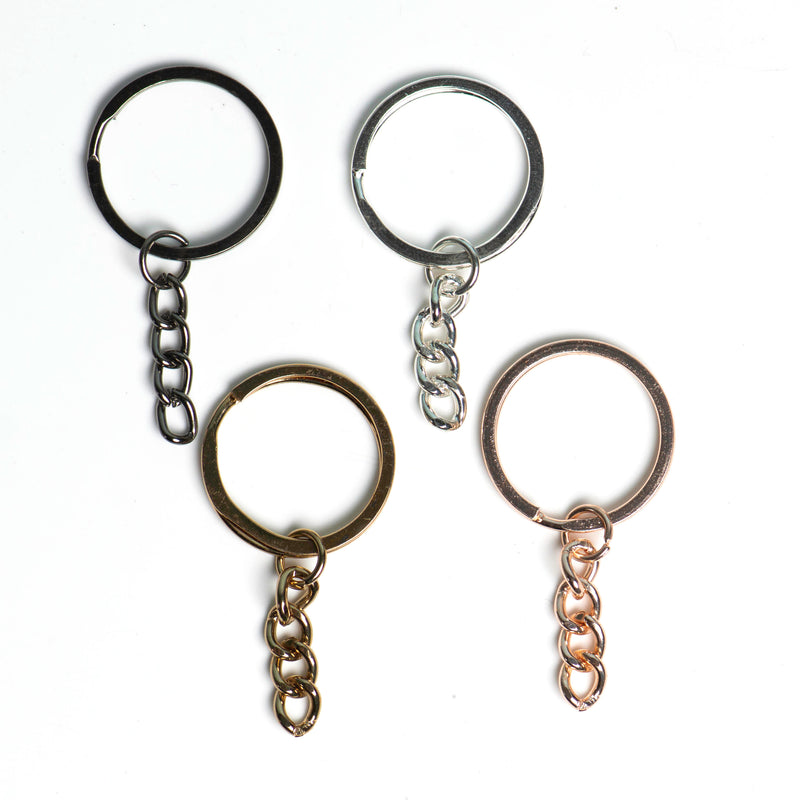 Keychain Ring for Jewellery Making | Size 25mm | 25Pcs