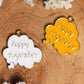 Happy Together Cloud Enamel Charms | Size : 24mm | 6pcs