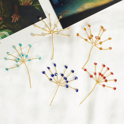 Beads Hair Accessories | Size : 65mm | 10 Pcs