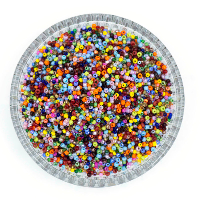Seed Glass Beads | Size : 2mm | 100g | SB-06