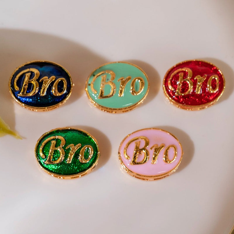 Bro Meenakari Kundan Beads | Size : 14mm | 12Pcs