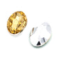 Oval Shape Acrylic Stones | Size : H-10MM W-14MM | Qty : 200pcs | AS08